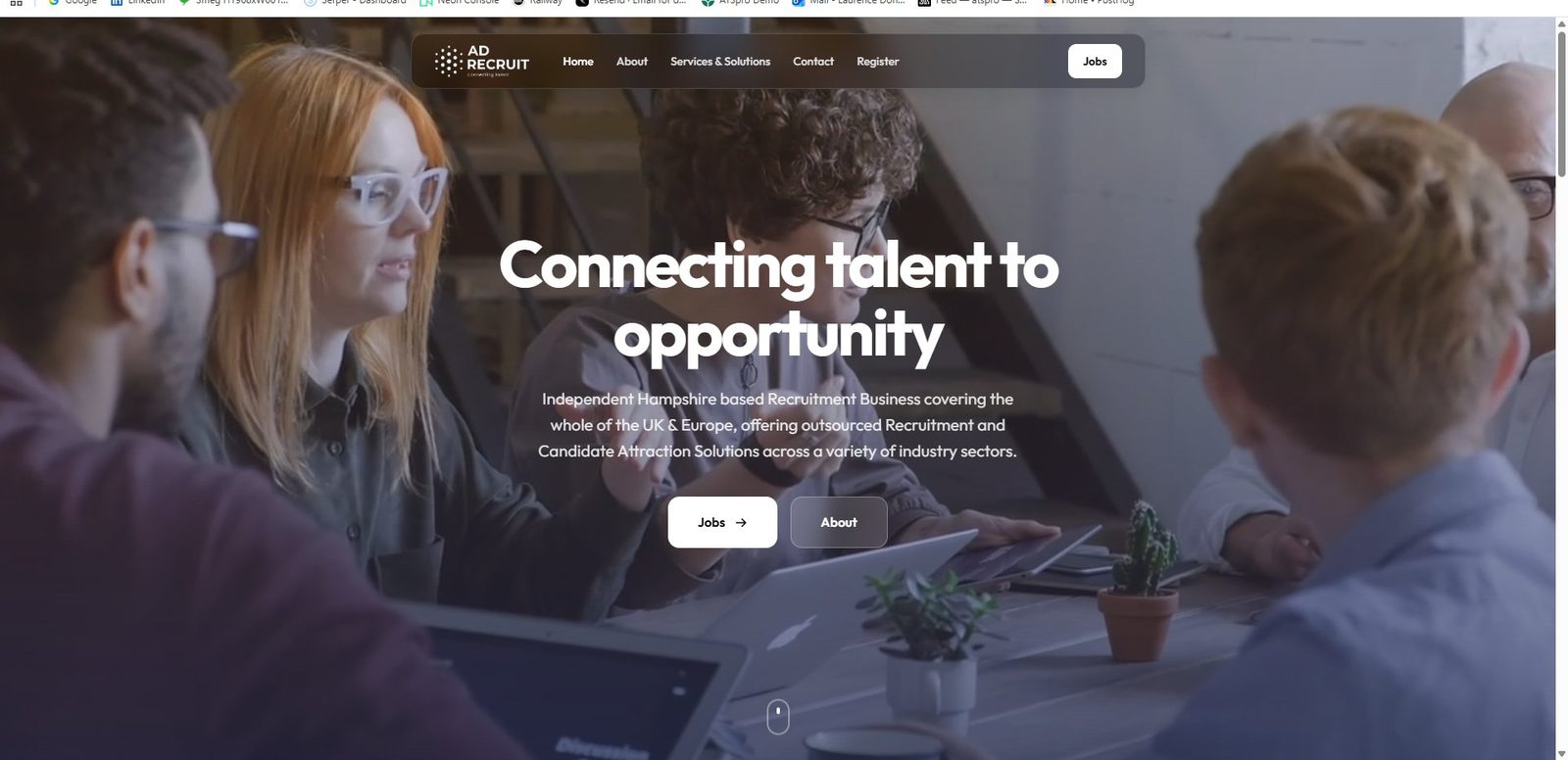 AD Recruit careers website